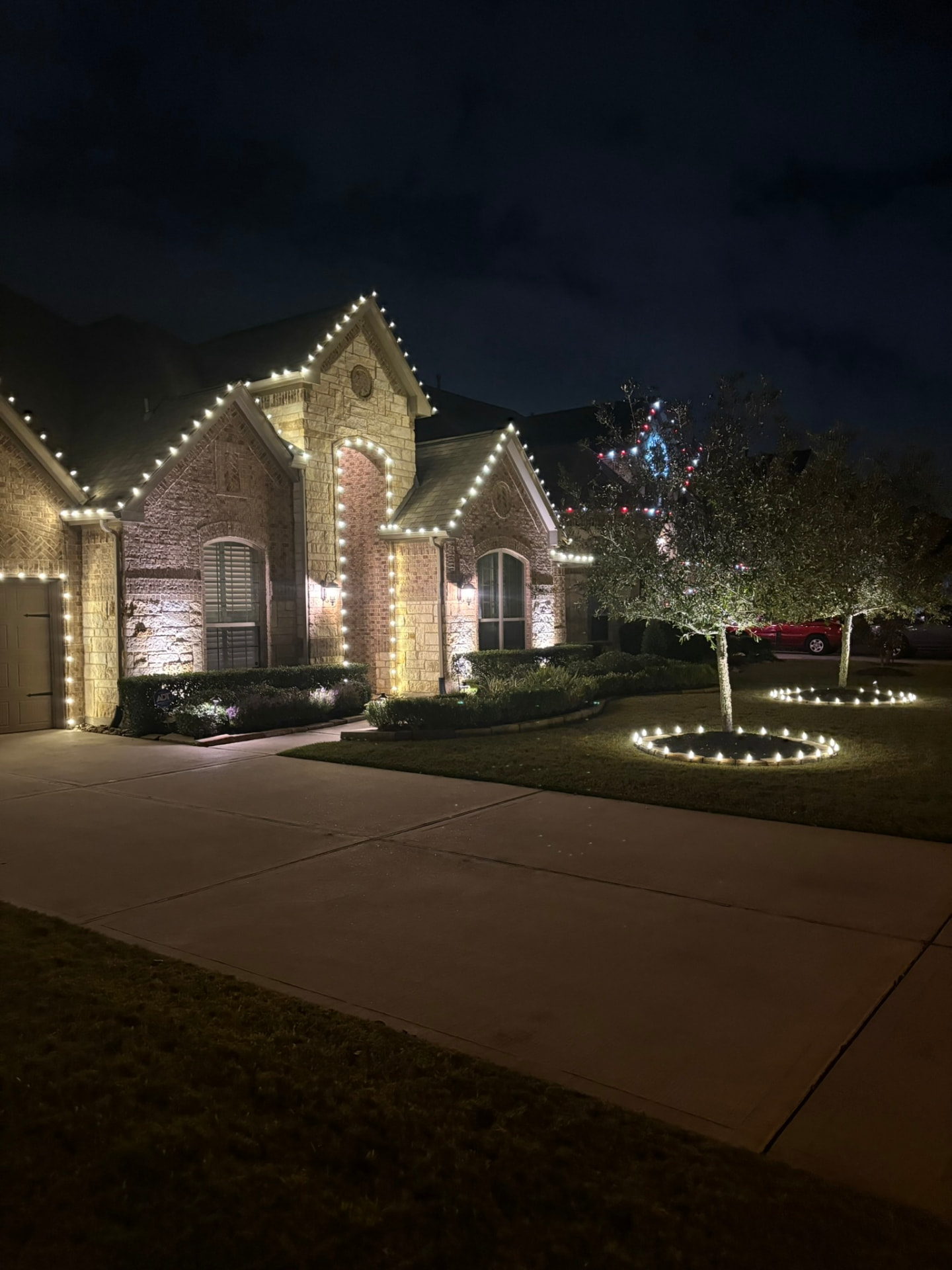 Christmas light installation: Home & tree lighting